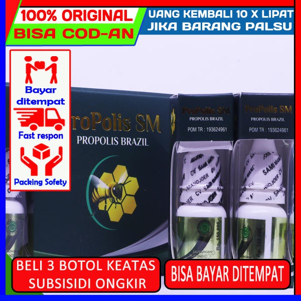 Propolis Sm - Propolis Brazil Kemasan Baru - Propolis Brazil Asli - Nano Technoogy