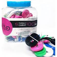 Kabel Data Vito Gepeng Micro High Speed Casan warna warni