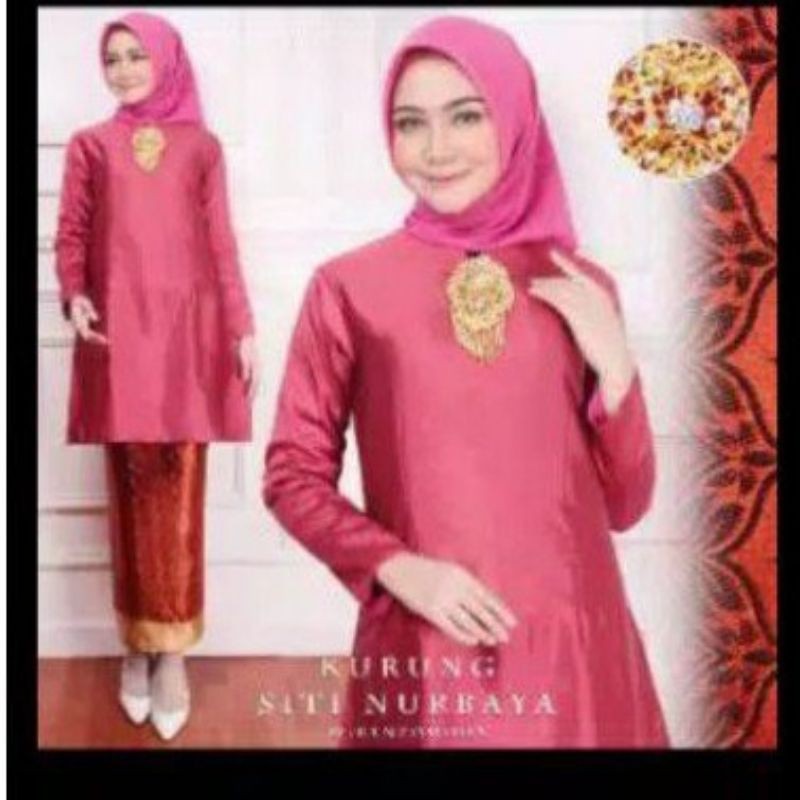 (Realpict) Setelan kebaya melayu/kebaya kurung/kebaya sitinurbaya