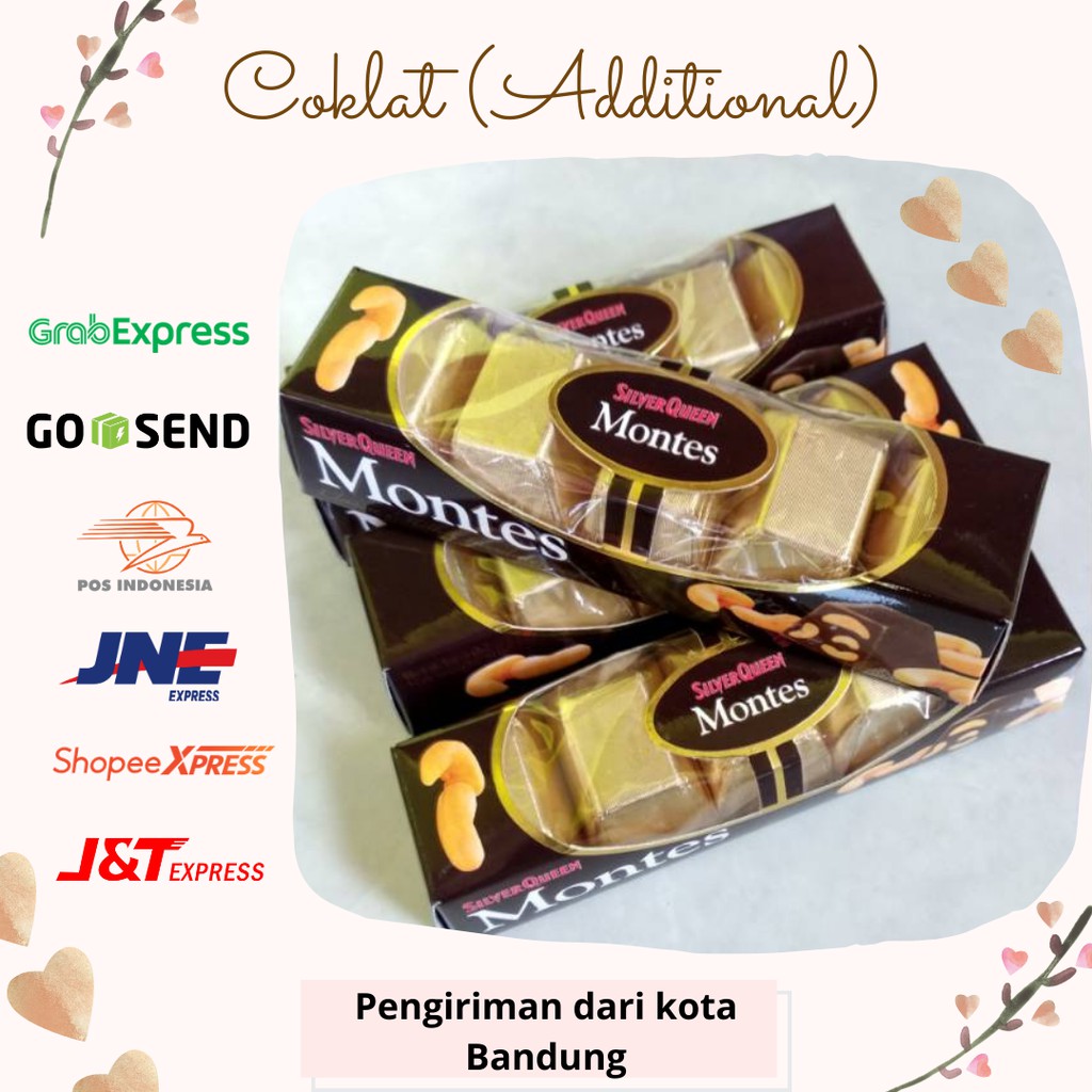 

Coklat Silverqueen Montes Additional (Tambahan pada buket)