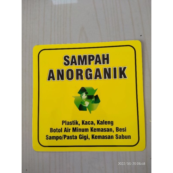 

Stiker Sampah Anorganik