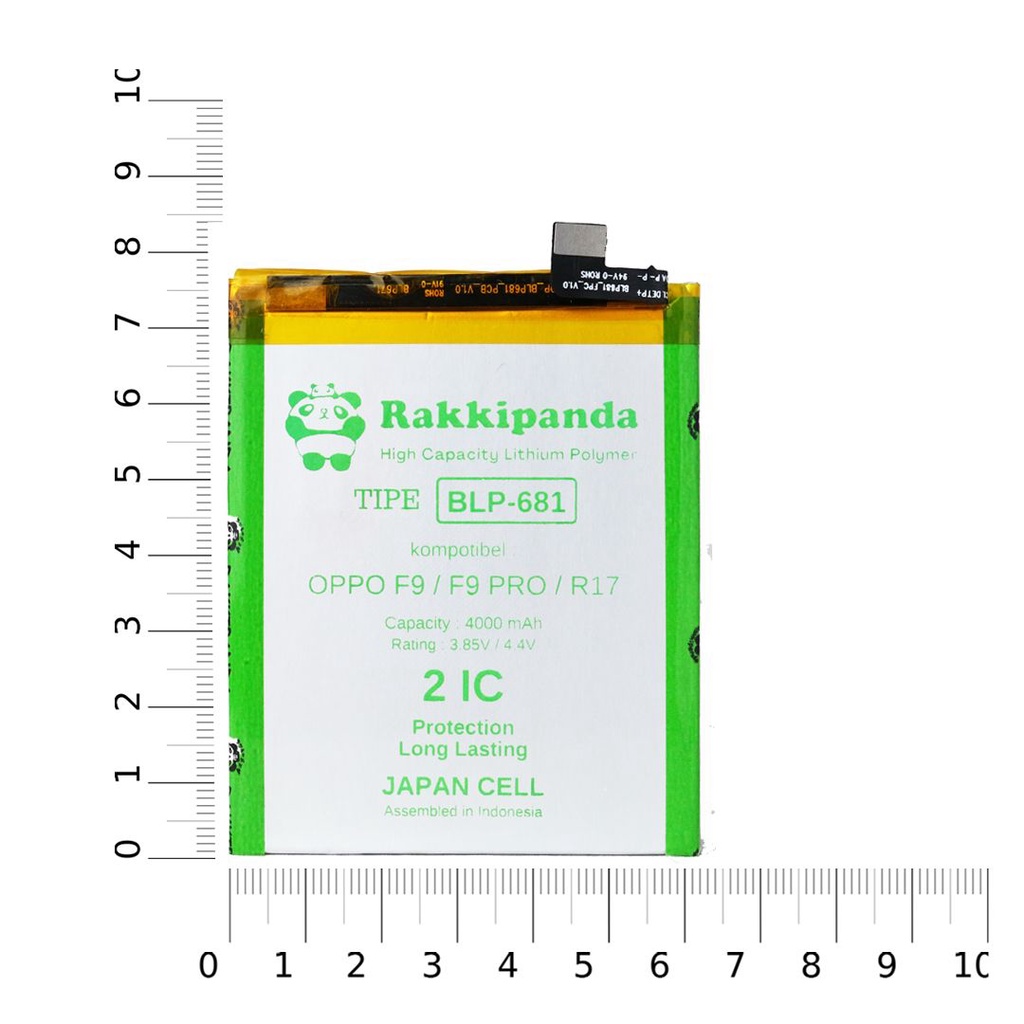 R/K- RakkiPanda - BLP681 BLP 681 F9 / F9 Pro / R17 Batre Batrai Baterai