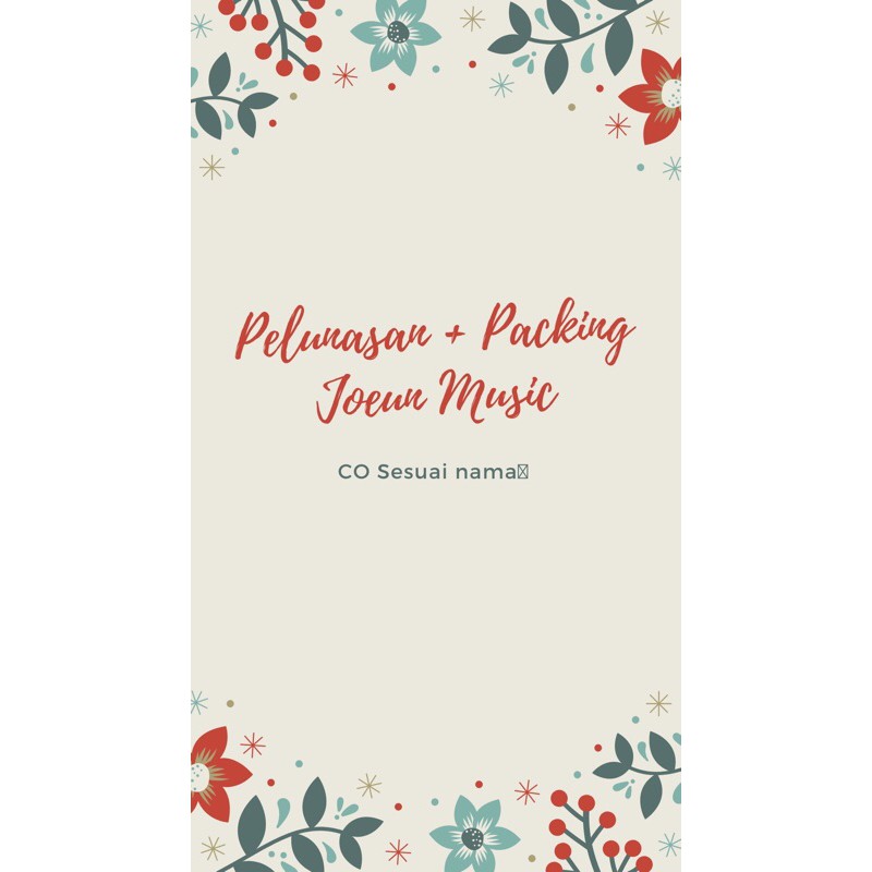 (PELUNASAN & PACKING) JOEUN MUSIC x THE BOYZ