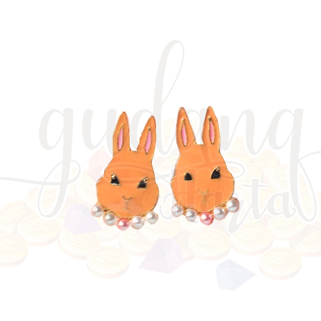 Anting Tusuk Kerudung Merah Red Riding Hood Wolves Foxes GH 203358