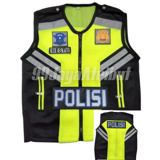 Rompi Lantas,Rompi Polisi,Rompi Tebal Original