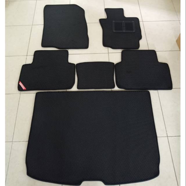 Karpet Mobil Mitsubishi Eclips Cross Full Bagasi Bahan 2 Lapis