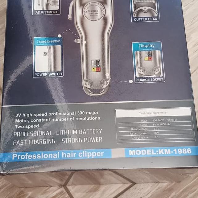 KEMEI 1986 1987 1996 1997 MESIN CUKUR RAMBUT KEMEI ORIGINAL CORDLESS