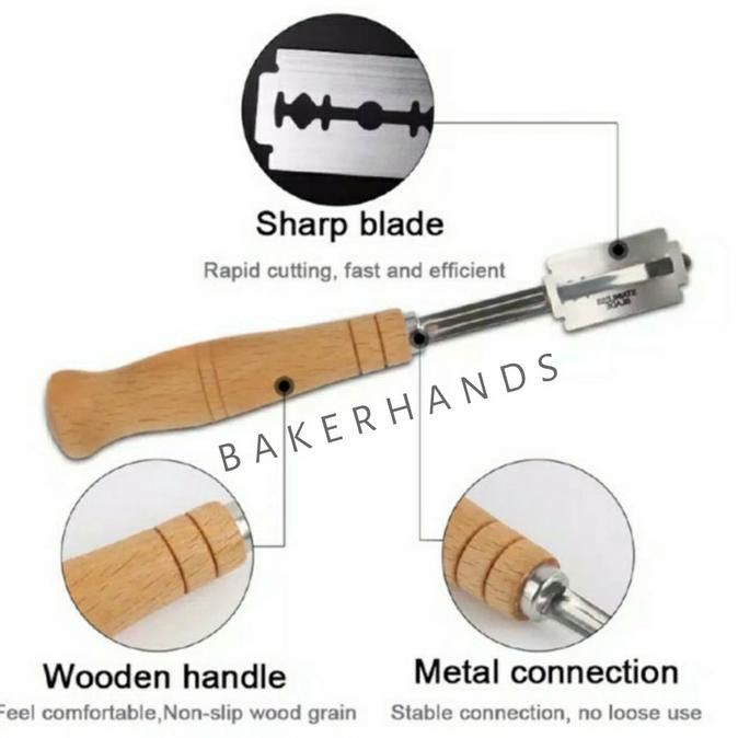 

TS001 PISAU SOURDOUGH LAME BREAD SCORING KNIFE / BREAD CUTTER