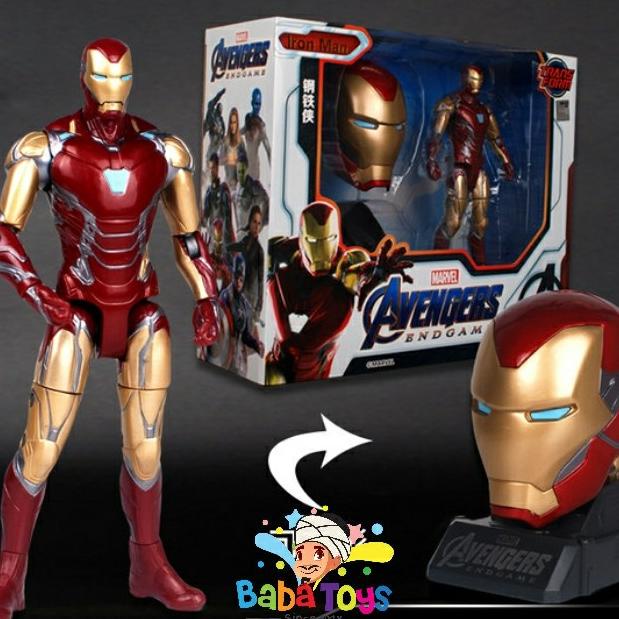 Mainan Action Figure Marvel Avengers Endgame Iron Man Deformation