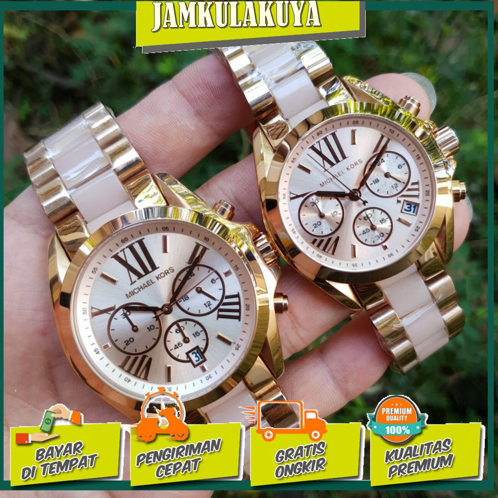 JAM TANGAN COUPLE MICHAEL KORS MK 5743 / MK 6066 ORIGINAL