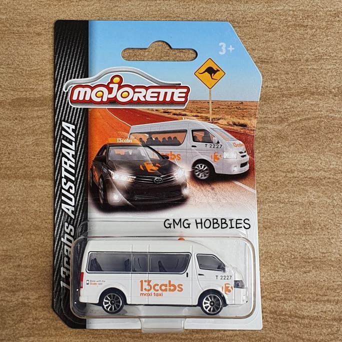 1/64 Toyota Hiace Van MAJORETTE 13 Cabs Australia Diecast Mobil