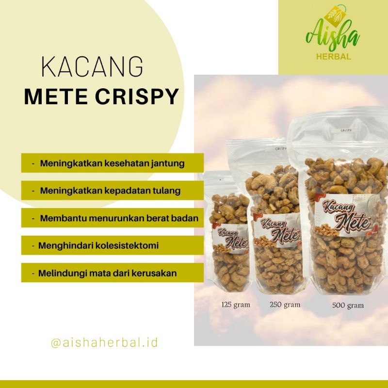 

Kacang Mete Crispy