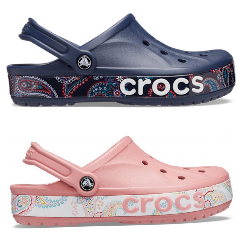 Sandal Crocs Bayaband Bandana Print Clog / Bayaband Graphic / Sandal Crocs Unisex Pria Dan Wanita