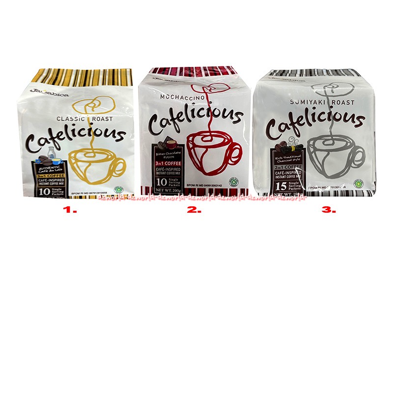 Cafelicious 10pcs Classic Roast Mochaccino Sumiyaki Roast Coffee Rich Traditional Charcoal Style Kopi Biji Panggang Authentic Cafe Au Lait Bitter Chocolate Javabica Cafe Licious