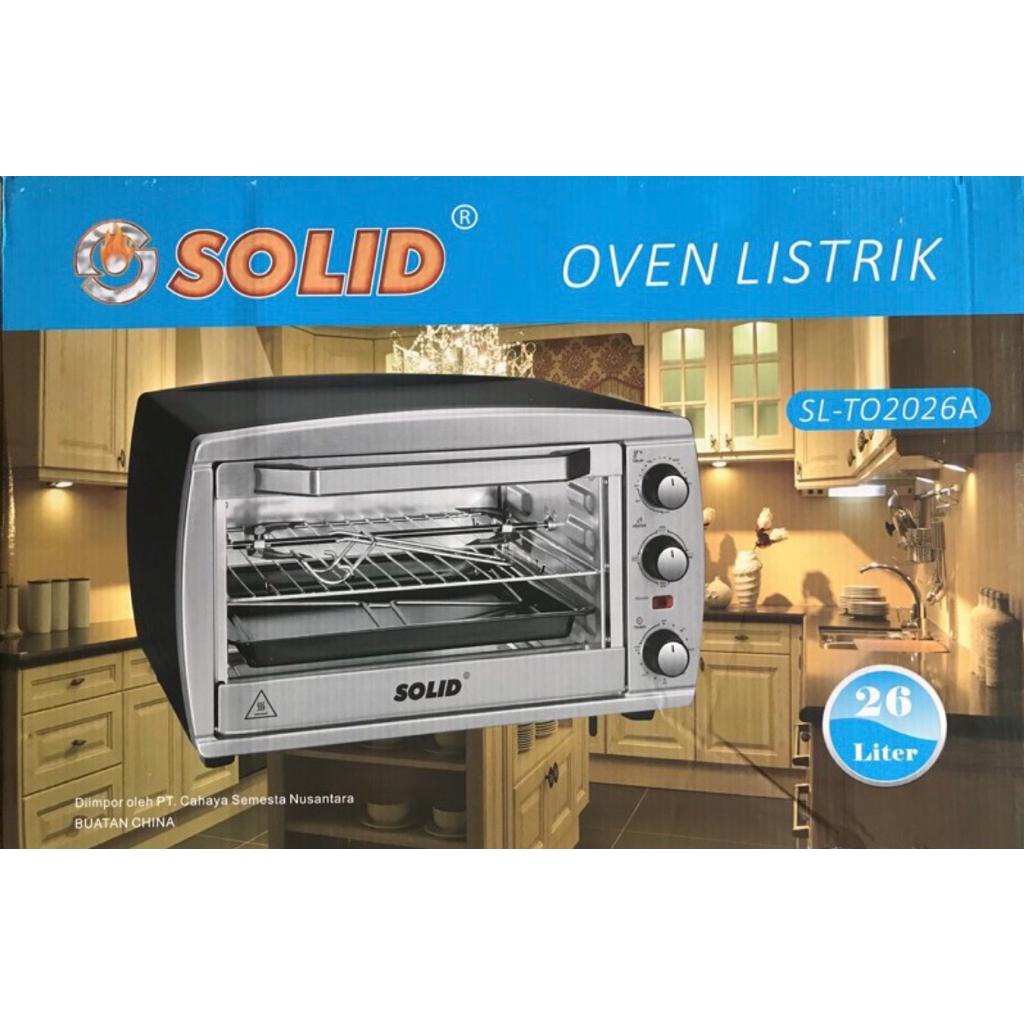 SOLID oven listrik 26 liter SL-TO2026A