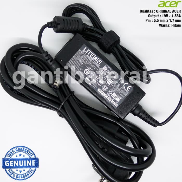 Adaptor Charger Acer Aspire 1410T 1420P 1425P 1810T 1810TZ 1.58a