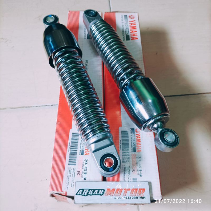 SHOCK SHOK SHOCKBREAKER BELAKANG 3XA CHROME FIZR F1ZR FIZ R ORIGINAL