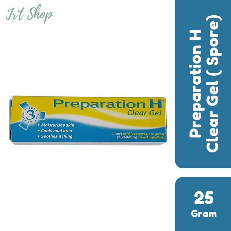 Preparation H Fast Pain Relief Clear Gel (Soothes Itch Reduce Swell), 25g