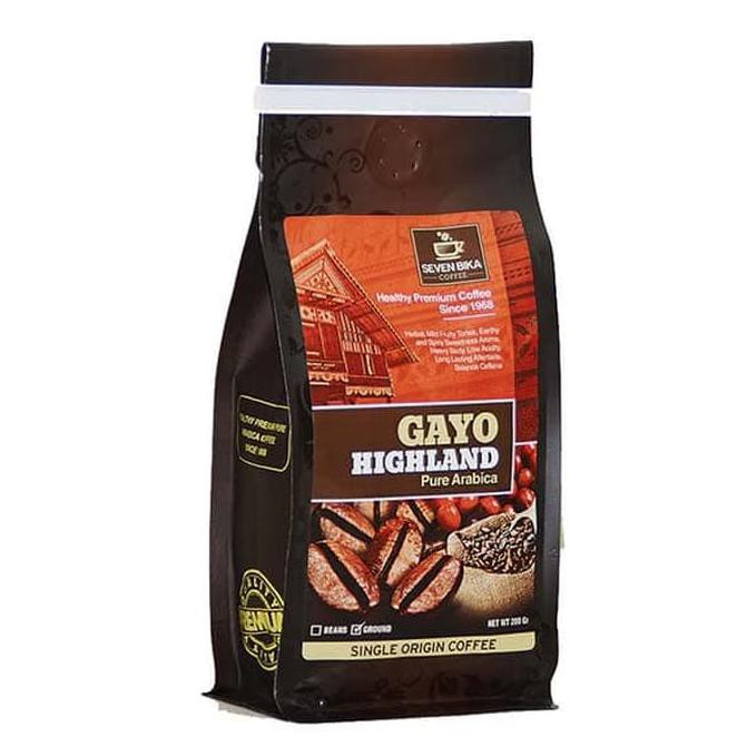 

6Yc0 Kopi Seven Bika Gayo Highland Pure Arabica 200 Gr (Biji/Bubuk) Q93I