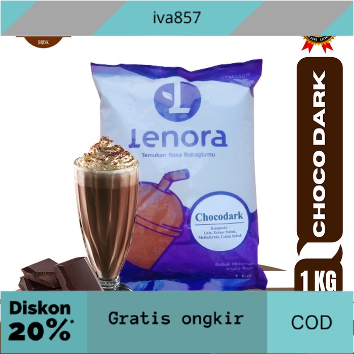 

PROMO Bubuk Minuman Rasa Chocodark Serbuk Minuman Choco Dark Powder 1 Kg GRATIS ONGKIR