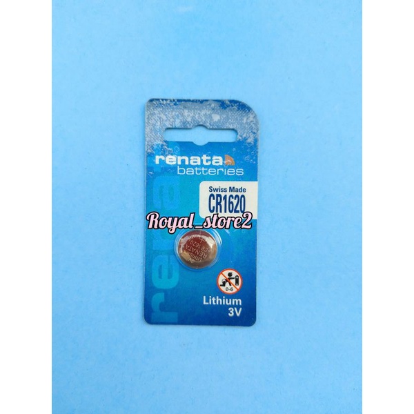Baterai Jam Tangan 1620 Renata , Battery Original Renata 1620
