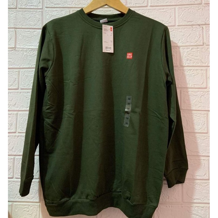 SWEATER UNIQLO UNiSEX-Army