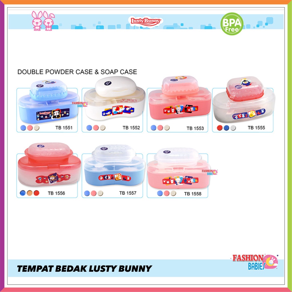 LUSTY BUNNY POWDER CASE | TEMPAT BEDAK LUSTYBUNNY