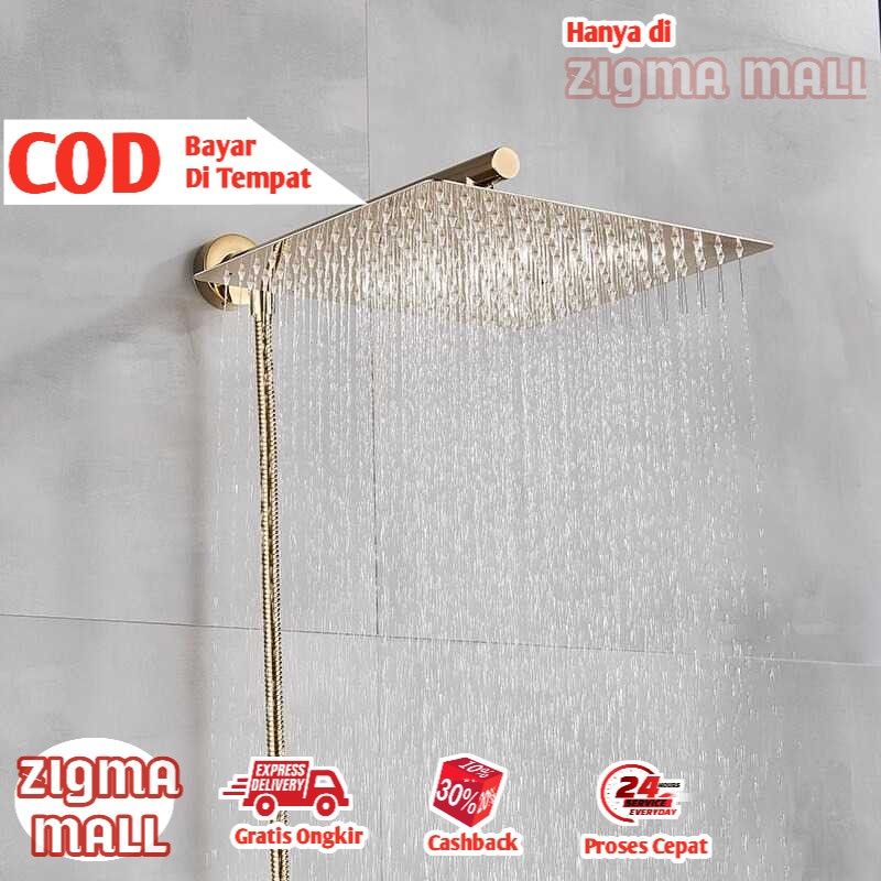 Jual Cod Kepala Wall Rain Shower Tanam Tembok Dinding Kamar Mandi Tempel Rainfall Sower Hujan