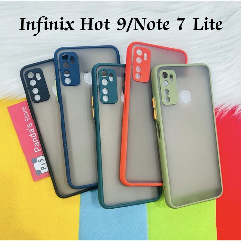 Case Infinix Hot 9 Play , Hot 9 , Note 7 Lite My choice Original + Ring Kamera / Pelindung Kamera (PsS)