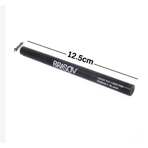 ✨SHASYA✨BRASOV (✔️BPOM) Perfect Black Waterproof Liquid Eye Liner Pen 2mL | eyeliner spidol