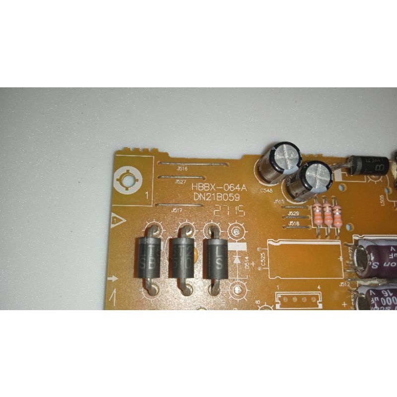 POWER SUPPLY TV LED POLYTRON HBBX-064A DN21B059 PSU TV 24 INCH ORI