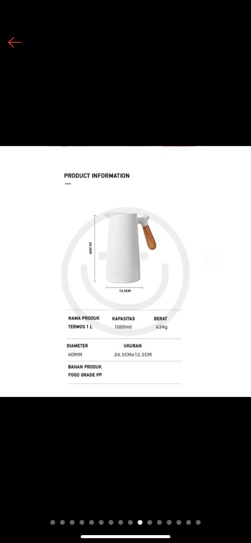 (5 Warna Lengkap) Termos Teko Kaca Air Panas Gagang Kayu Elegant Cantik Kapasitas 1l 1000ml