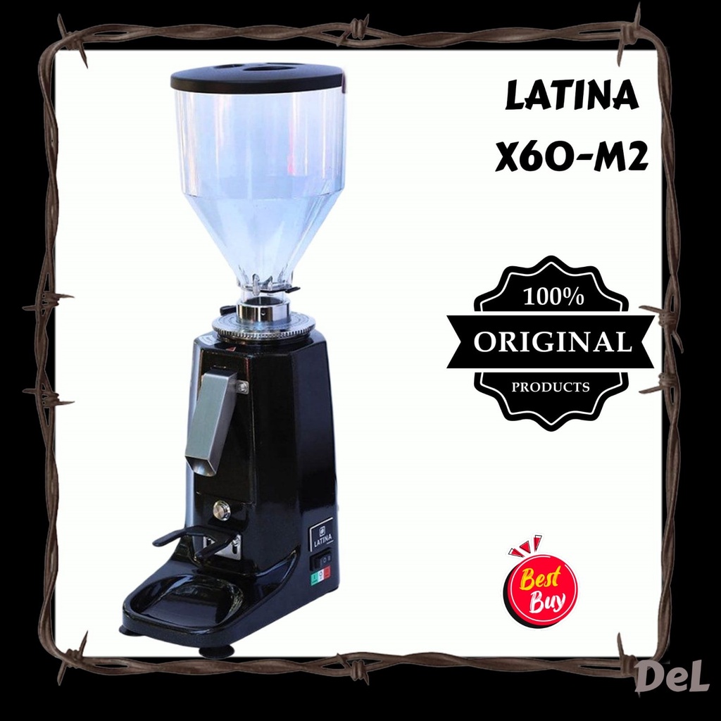 Alat Kopi Latina DX60-M2 ELEFENTE Espresso Coffee Grinder Manual dosing 60mm burrs 60 v2 x60