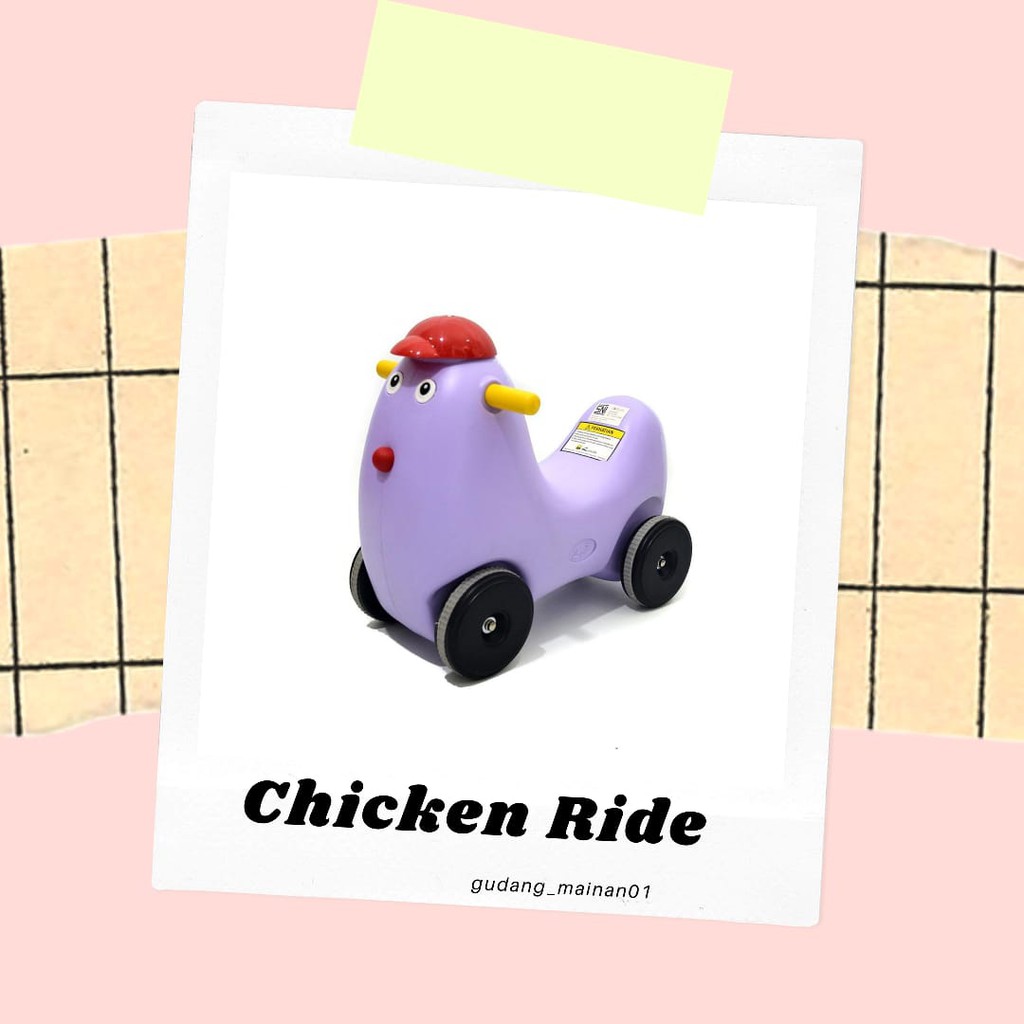 Chiken Ride On Dorong-Dorongan Kereta Ayam