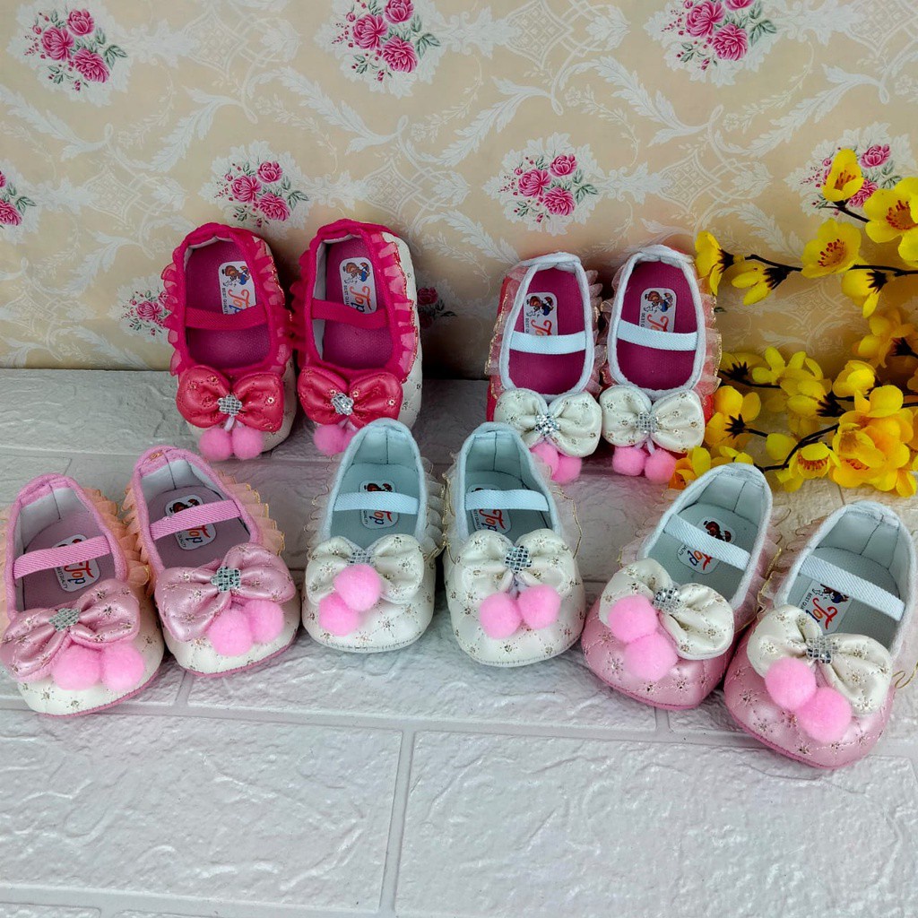 [TAMAN SEPATUKU] SEPATU TRENDY MURAH PREWALKER ANAK PEREMPUAN 0-12 BULAN FPX15