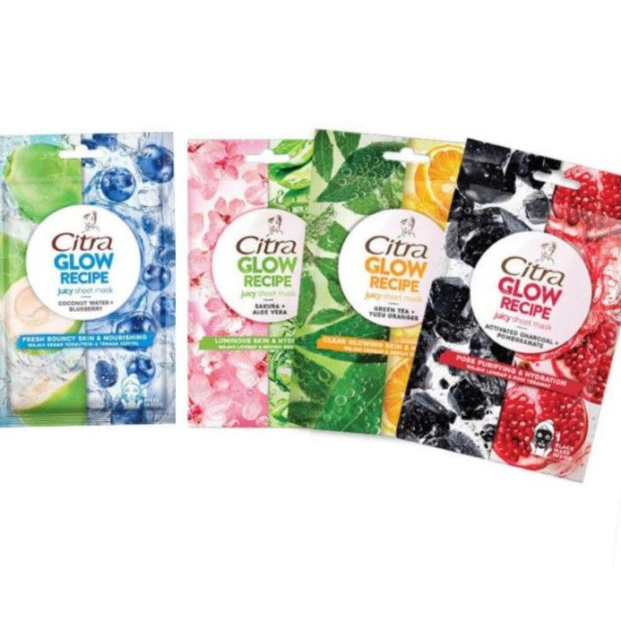 Citra glow recipe sheet mask