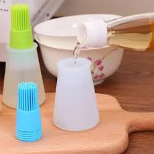 Botol Kuas Minyak Silikon Oles  Basting Oil Brush Silicone