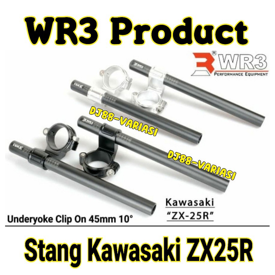 Stang zx25r wr3 stang jepit original aksesoris zx25r variasi zx25r