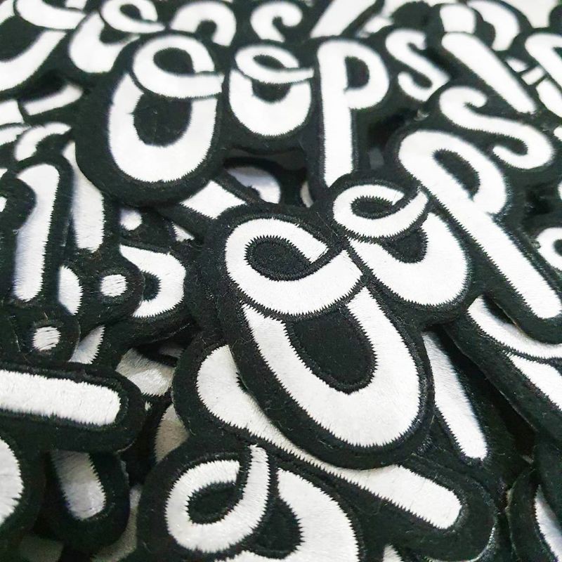 Patch Oops/Patch Tulisan/Sticker Bordir/Patch Bordir