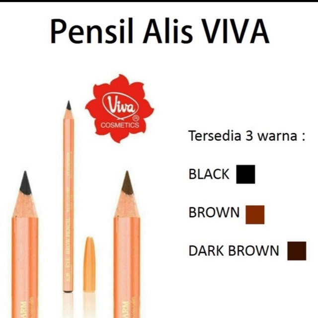 Viva Eye Brow Pencil/pensil alis