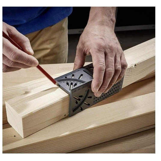 

Hari Ini Marking Ruler 3D Miter Angle Penggaris Segitiga Speed Square Gilaa!!!