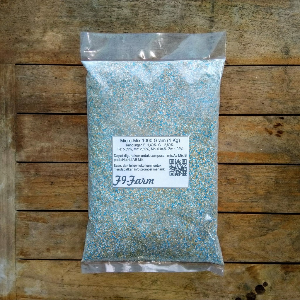 Pupuk Mikro Majemuk Micromix 1000 gram 1 Kg Hidroponik Grade