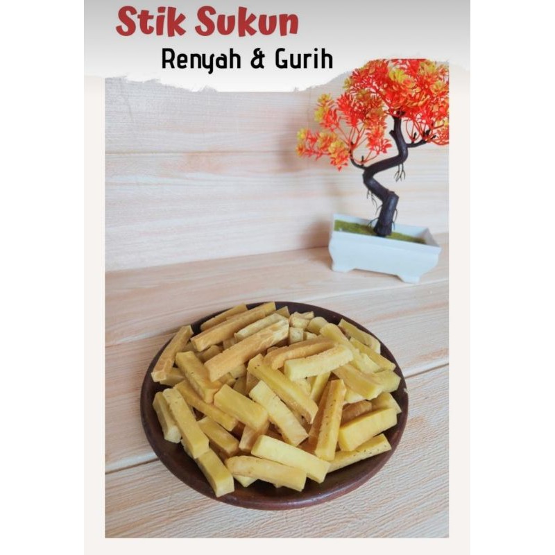 

Keripik Stik Sukun Kriukkk 250 gr