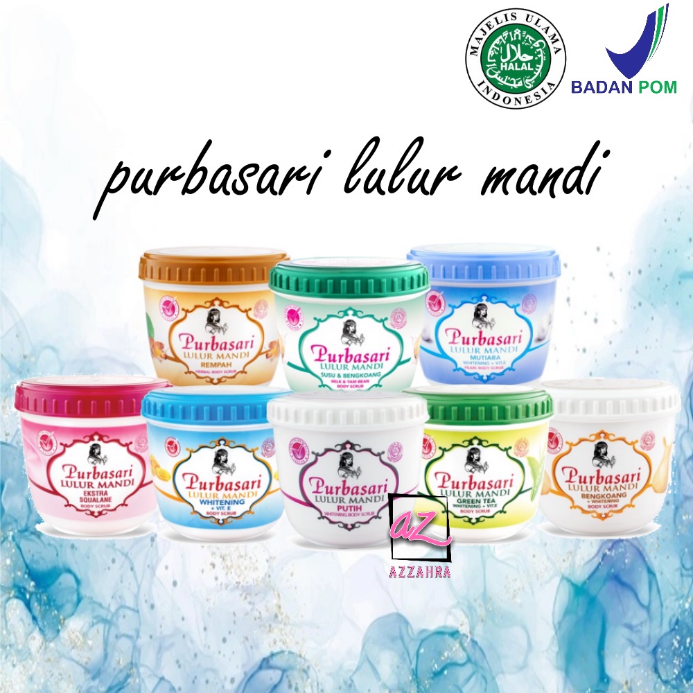 PURBASARI Lulur Mandi 100gr 200gr | Body Scrub | Lulur Mandi