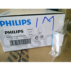 PHILIPS AgileStyle 1 Modular Size 1 Way Switch - Saklar Lampu