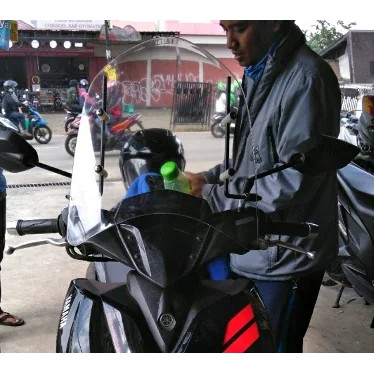 Visor motor tameng motor windshield motor scoopy mio vario aerox beat genio x ride beat street dll