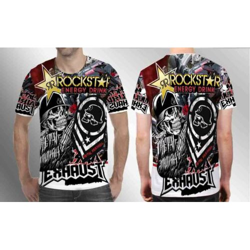 Metal Mulisha Skull Kaos Fullprint Pria