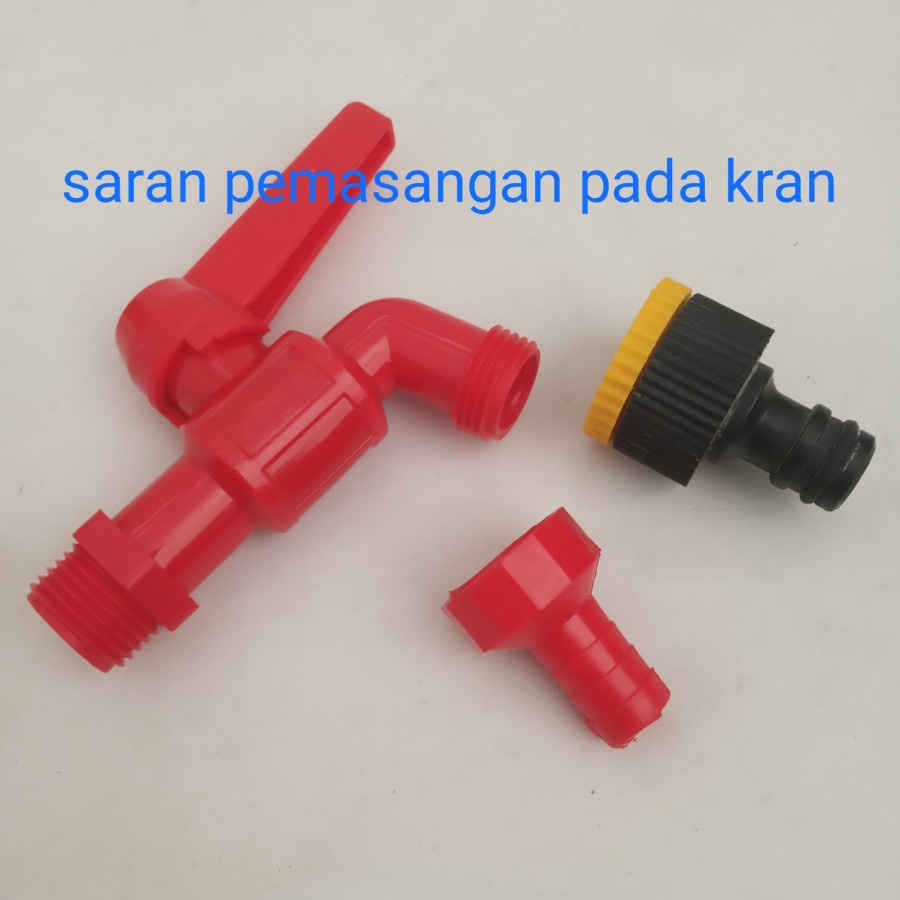 Set Sambungan Konektor semprotan selang air taman lurus Hose Connector quick release dramashop