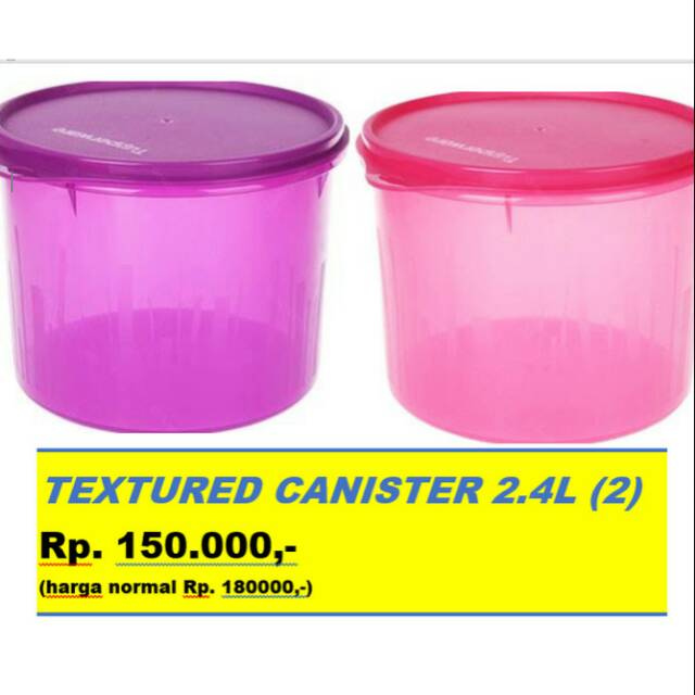 texture canister 2.4liter