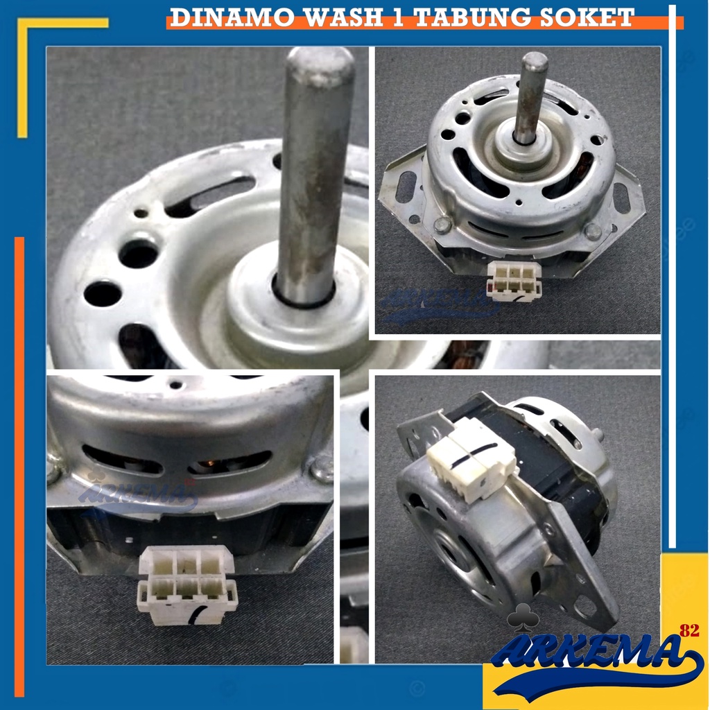 DINAMO WASH 1 TABUNG MODEL SOKET | DINAMO MESIN CUCI 1 TABUNG AUTOMATIC | MOTOR DINAMO WASH MESIN CUCI